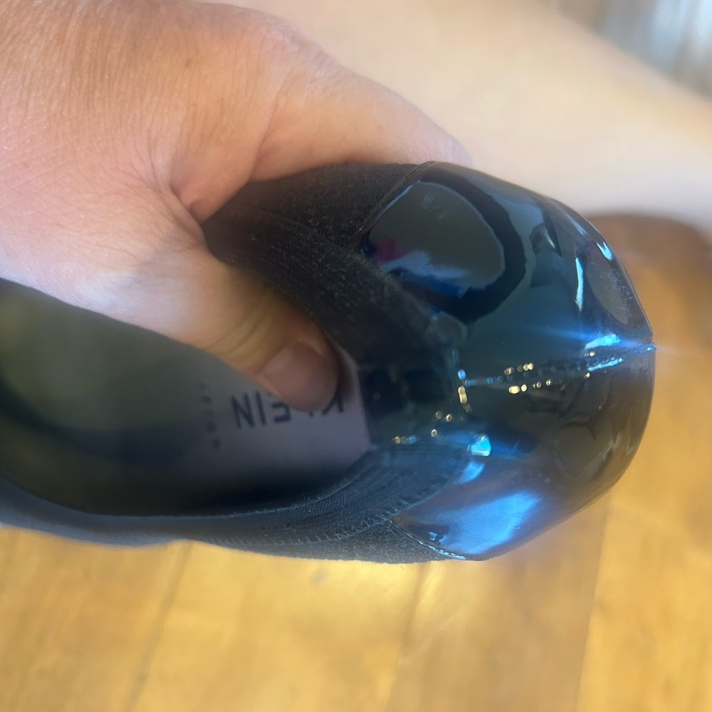 Anne Klein iflex Black Flats 8.5 with Glossy Buckle - Picture 5 of 5
